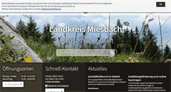 Desktop Screenshot of landkreis-miesbach.de